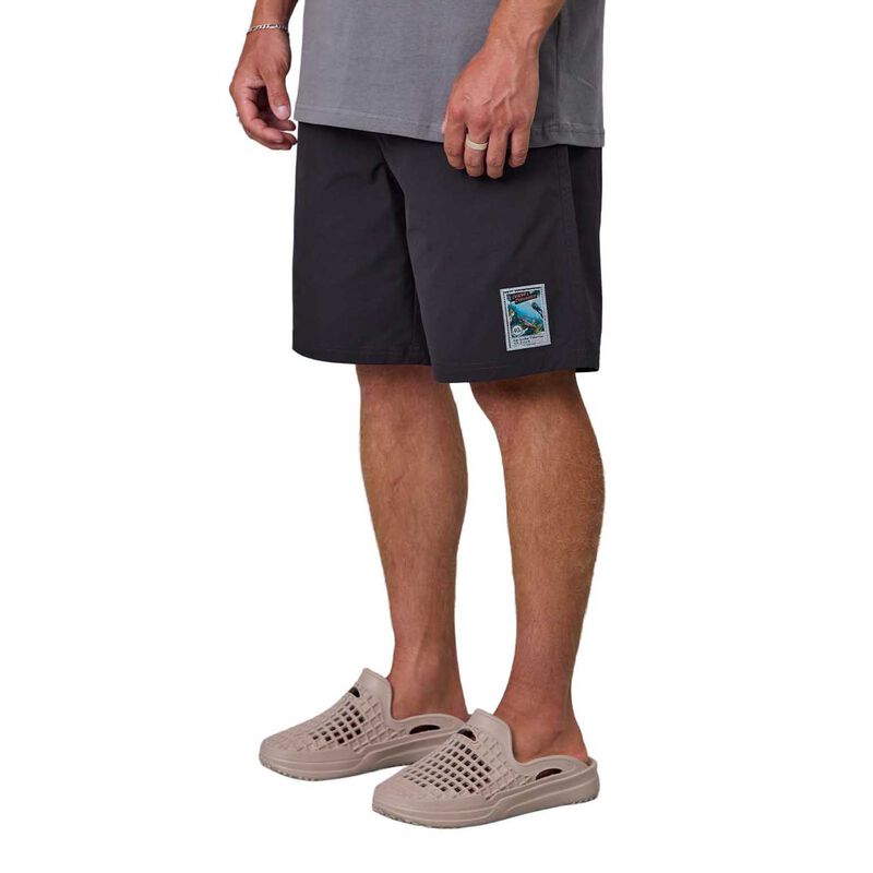 Just Another Fisherman Cracks & Crevasses Volley Shorts image number 0